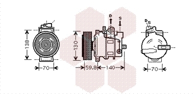 Kompresor klimatizácie POLCAR