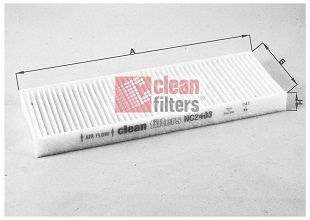 Filter vnútorného priestoru CLEAN FILTERS