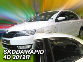 Deflektory Škoda Rapid Spaceback od r.2012 (+ZN)