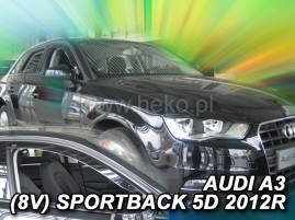 Deflektory AUDI A3 (V8) SPORTBACK 5dv. od 2012r.-->