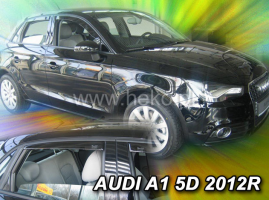 Deflektory AUDI A1 5dv. od 2012r.-->(+ZN)