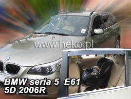 Deflektory BMW seria 5, 5dv. 2004r.- 2010r. E 61 (+ZN) COMBI
