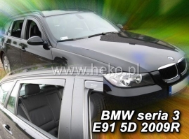 Deflektory BMW seria 3, E91, 5dv. od 03/2005r.→ (+ZN) COMBI