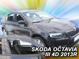 Deflektory ŠKODA OCTAVIA III 5D 2013R.->(+ZN)